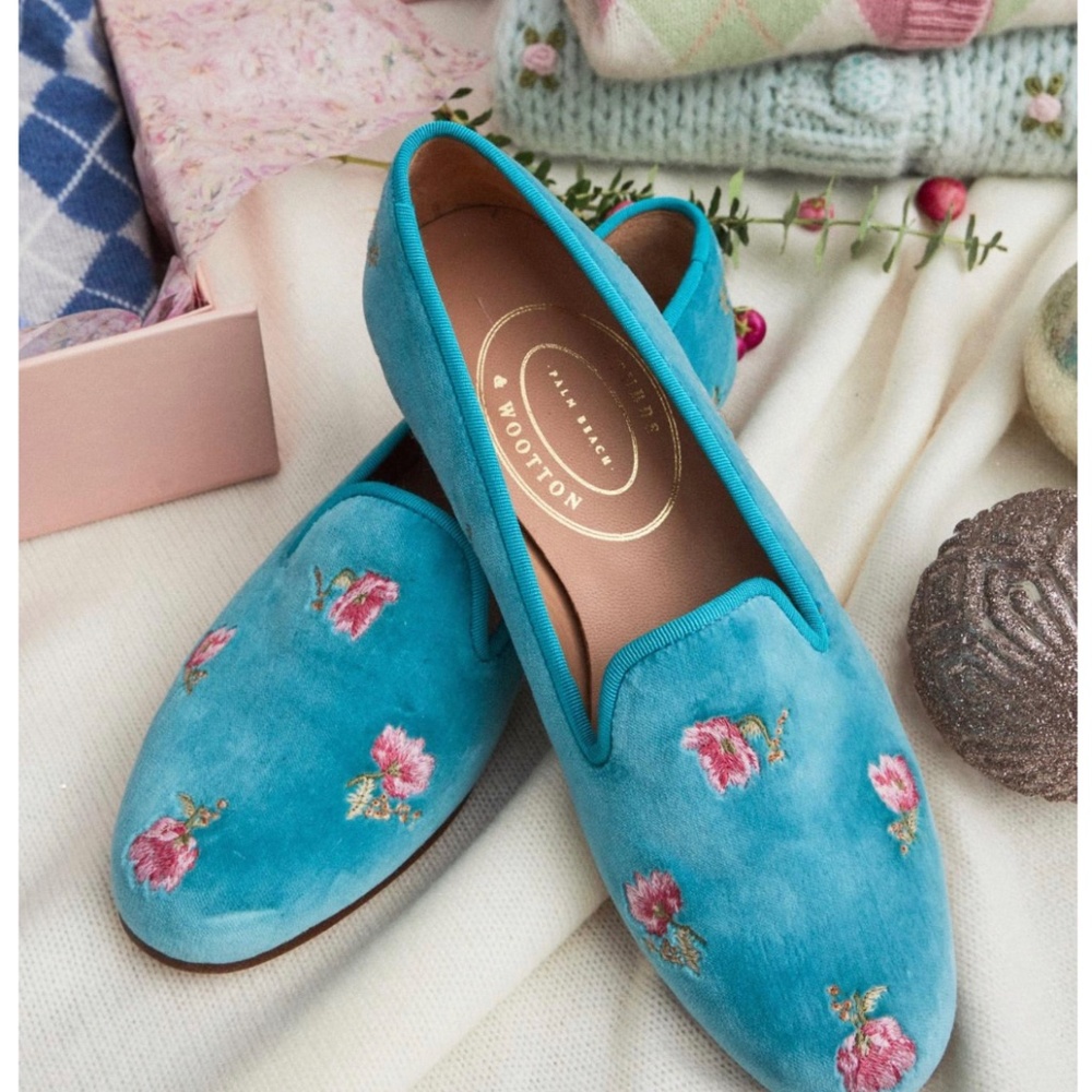 Stubbs & Wootton Turquoise Women Slipper
